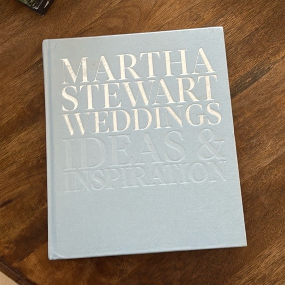 Martha Stewart Weddings Ideas & Inspiration Hardcover Coffee Table Book